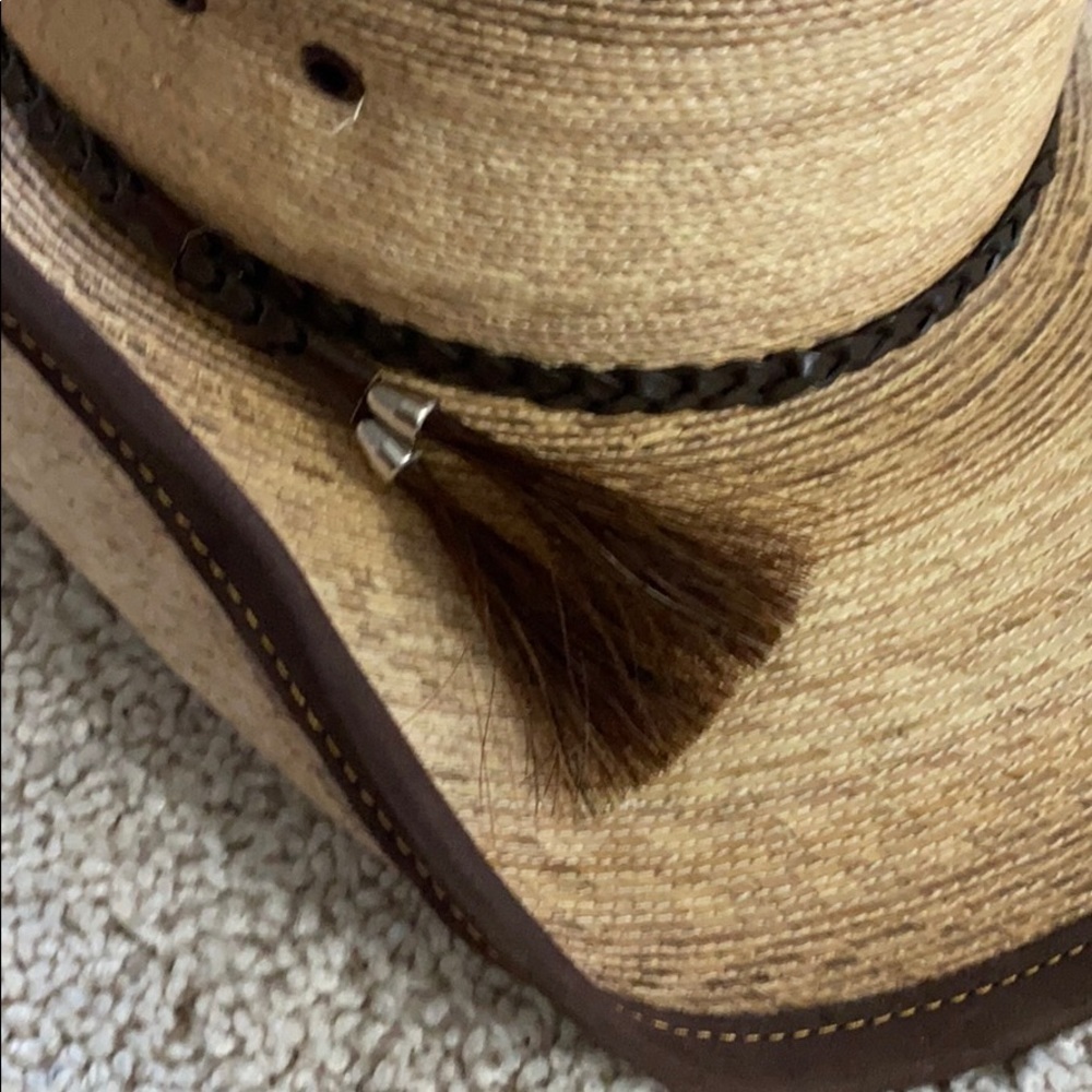 Texas Straw Hat Brown and Tan NWT - Picture 2 of 6